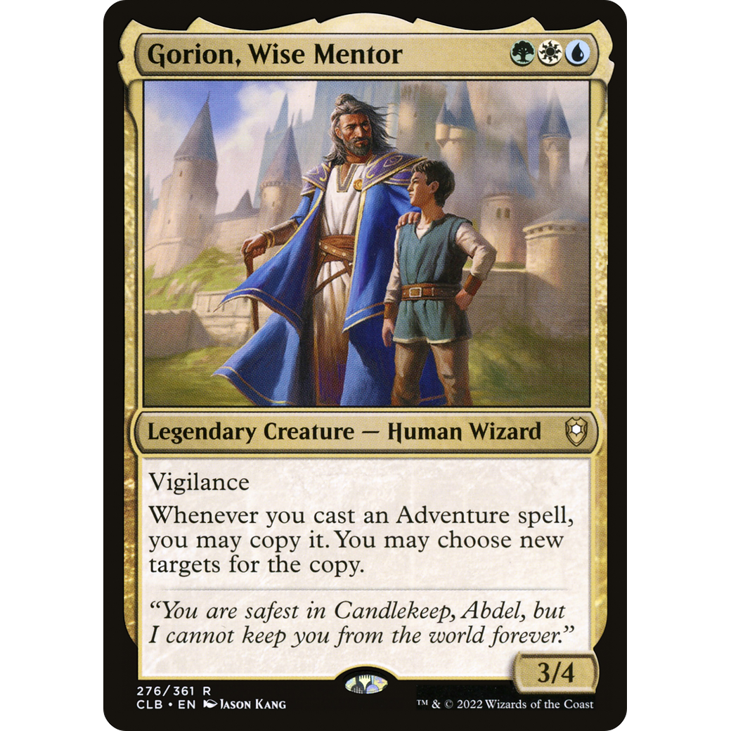 Gorion, Wise Mentor (CLB-276) - Commander Legends: Battle for Baldur's Gate