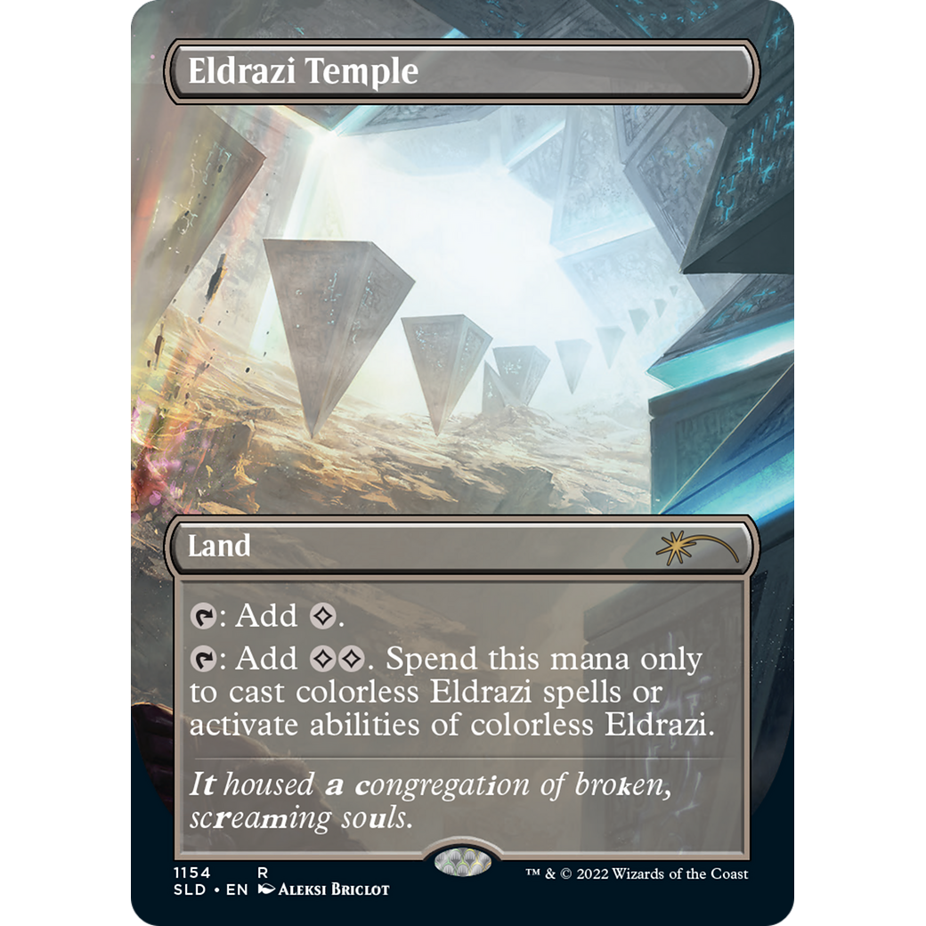Eldrazi Temple (SLD-1154) - Secret Lair Drop (Borderless) Foil