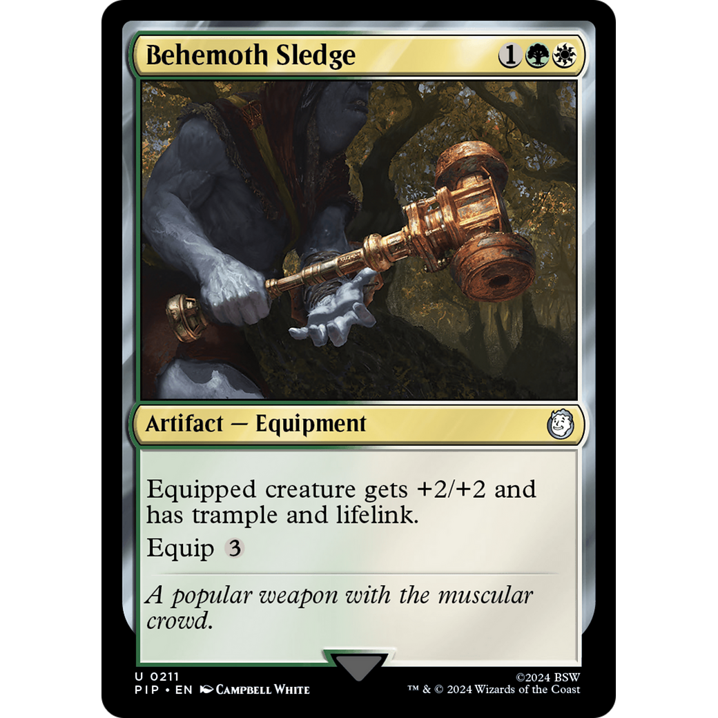 Behemoth Sledge (PIP-211) - Fallout Foil