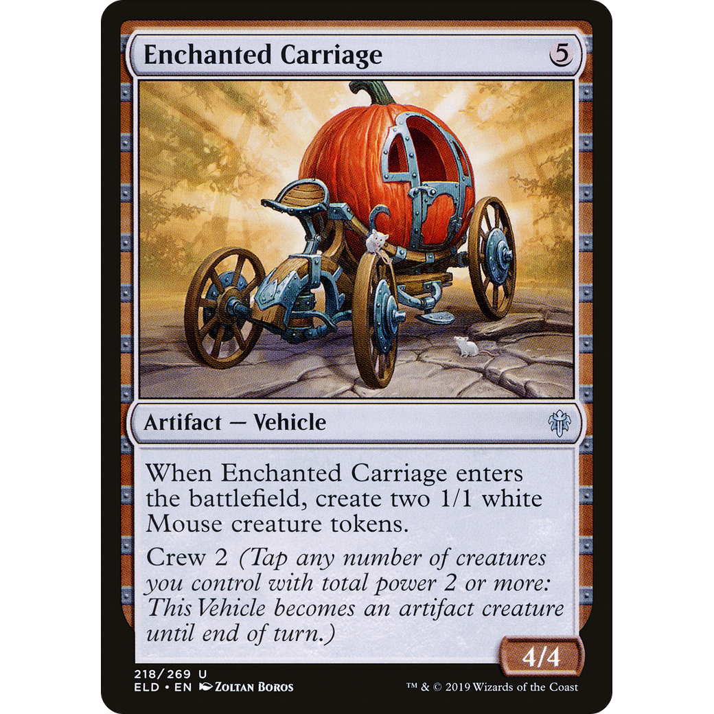 Enchanted Carriage (ELD-218) - Throne of Eldraine