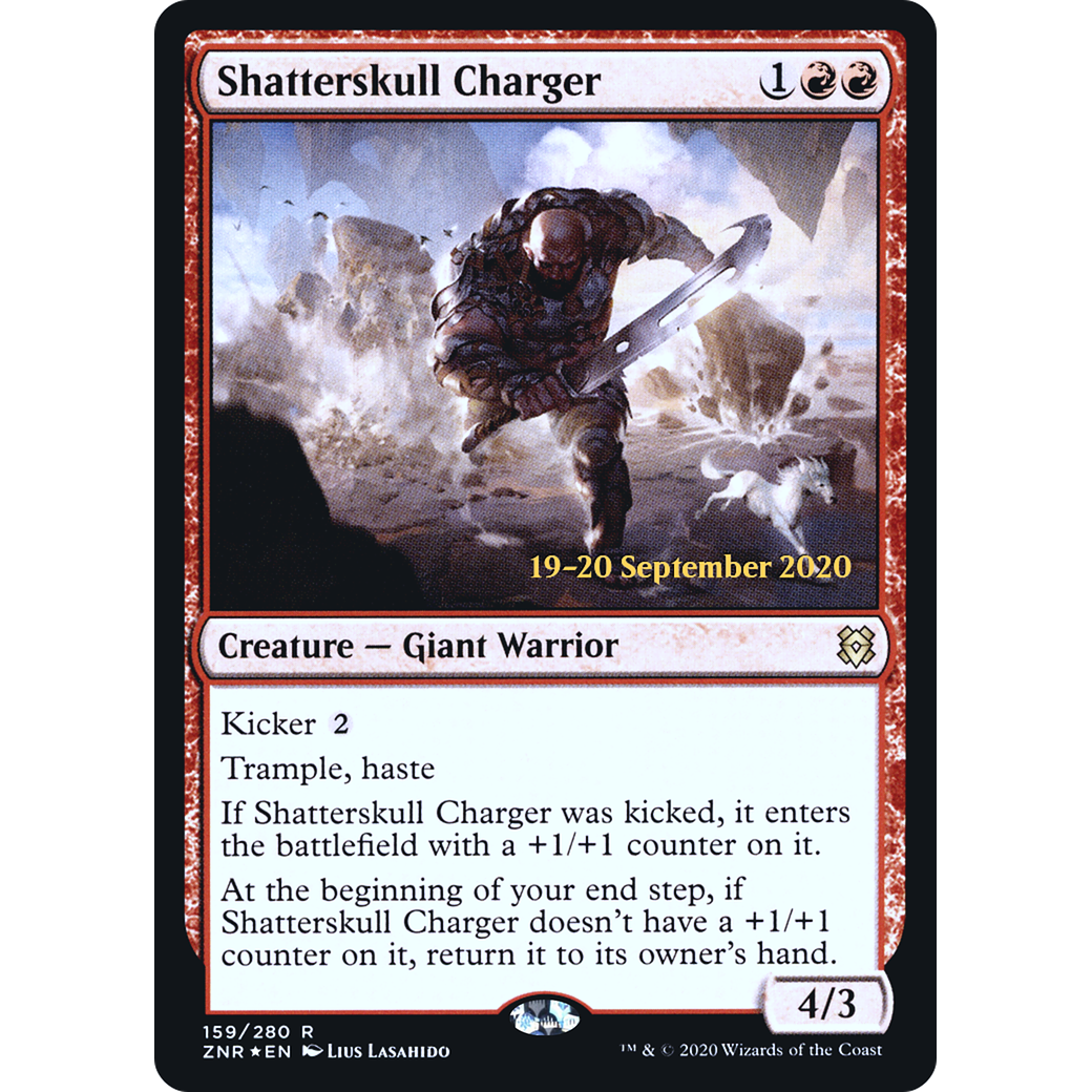 Shatterskull Charger (PRE-159) - Zendikar Rising Promos Foil