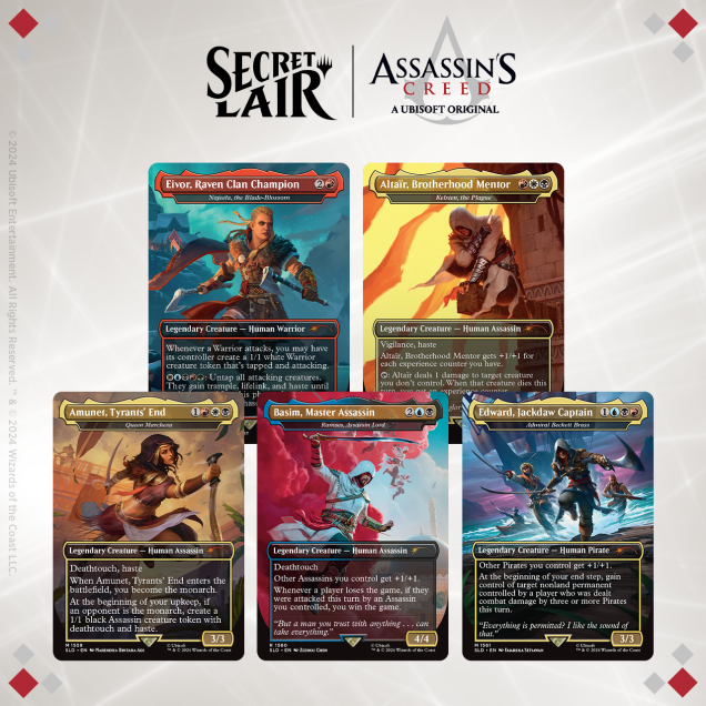 Magic the Gathering: Secret Lair x Assassin’s Creed: Lethal Legends