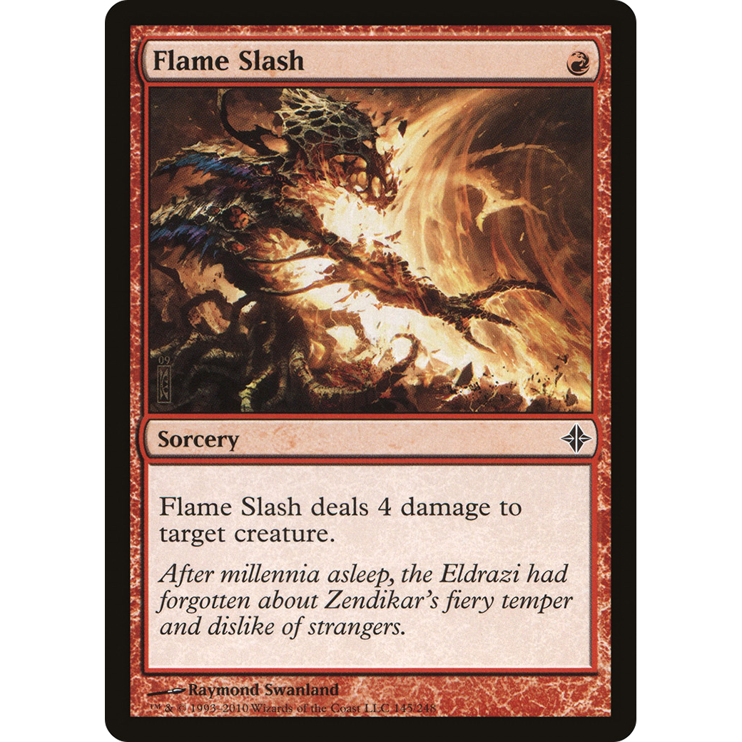 Flame Slash (ROE-145) - Rise of the Eldrazi Foil