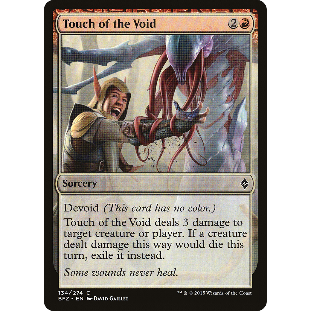 Touch of the Void (BFZ-134) - Battle for Zendikar: (devoid) Foil