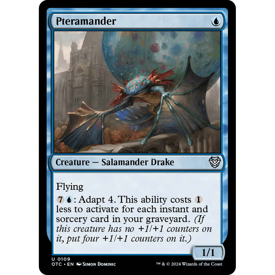 Pteramander (OTC-109) - Outlaws of Thunder Junction Commander