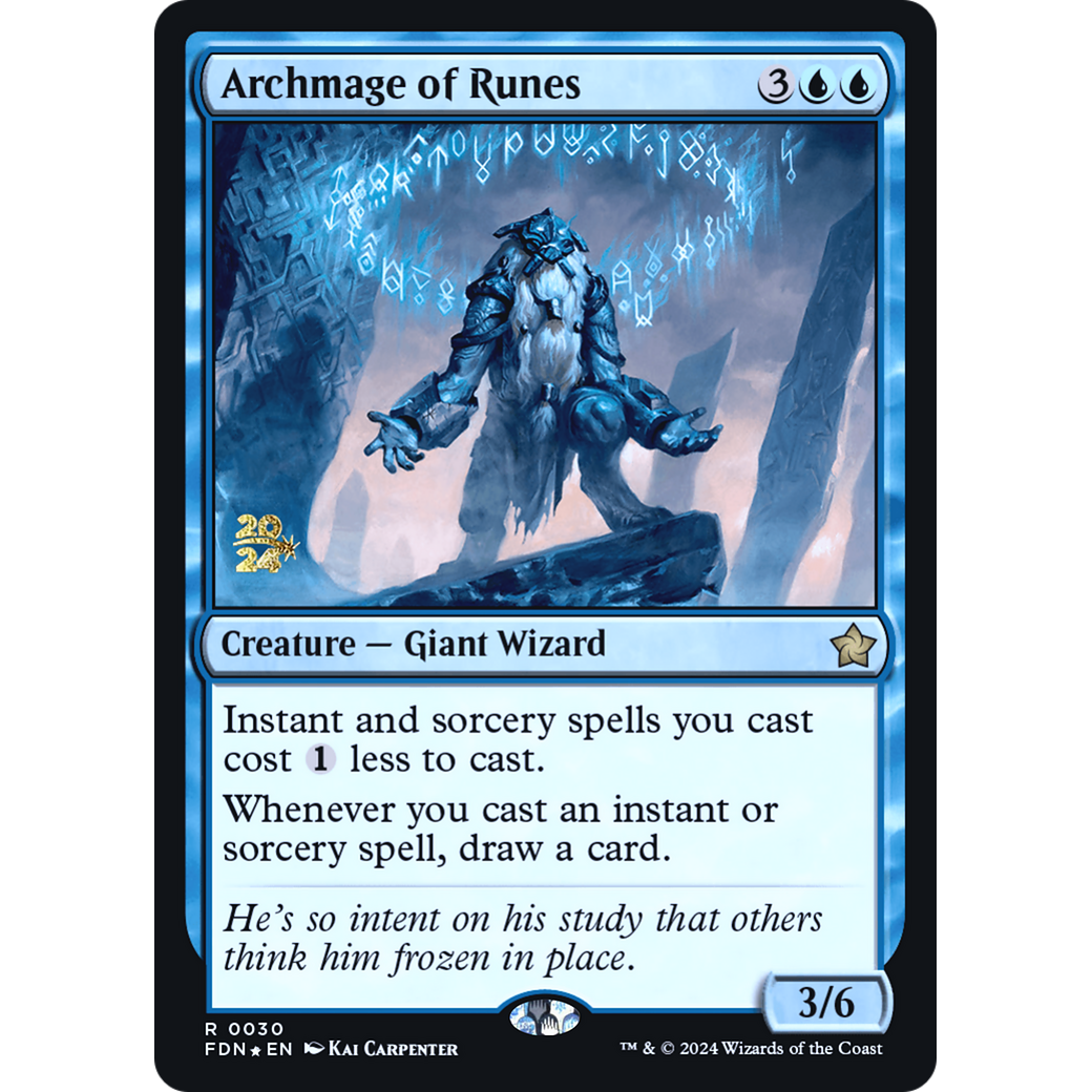 Archmage of Runes (PRE-30S) - Foundations Promos Foil