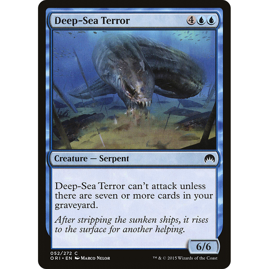 Deep-Sea Terror (ORI-052) - Magic Origins Foil