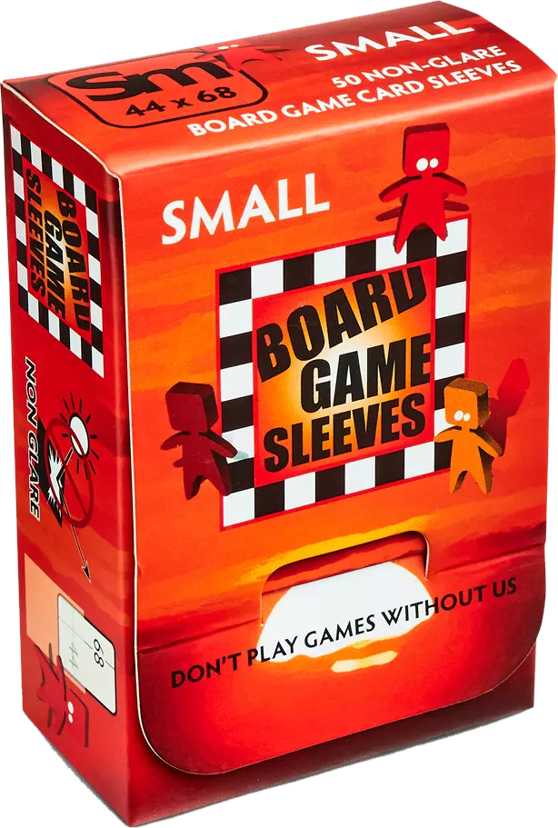 Small Clear 50ct Non-Glare Board Game Sleeves