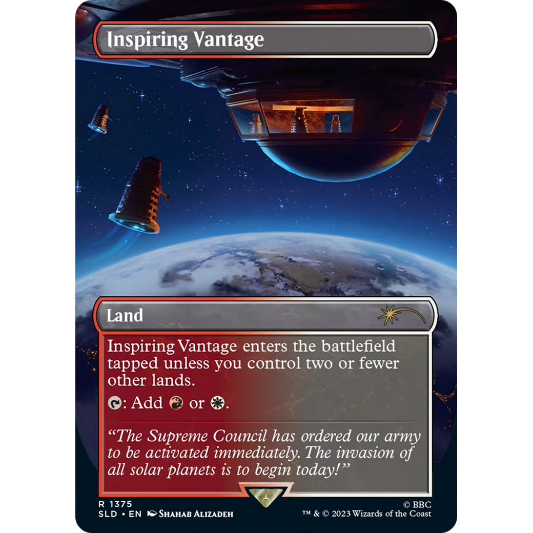 Inspiring Vantage (1375) (SLD-1375) - Secret Lair Drop (Borderless) Foil