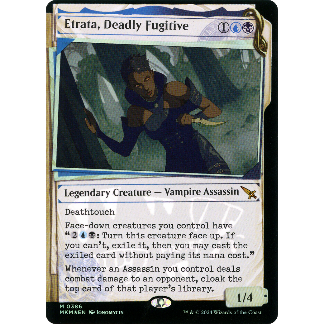 Etrata, Deadly Fugitive (MKM-386) - Murders at Karlov Manor: (Showcase) Foil