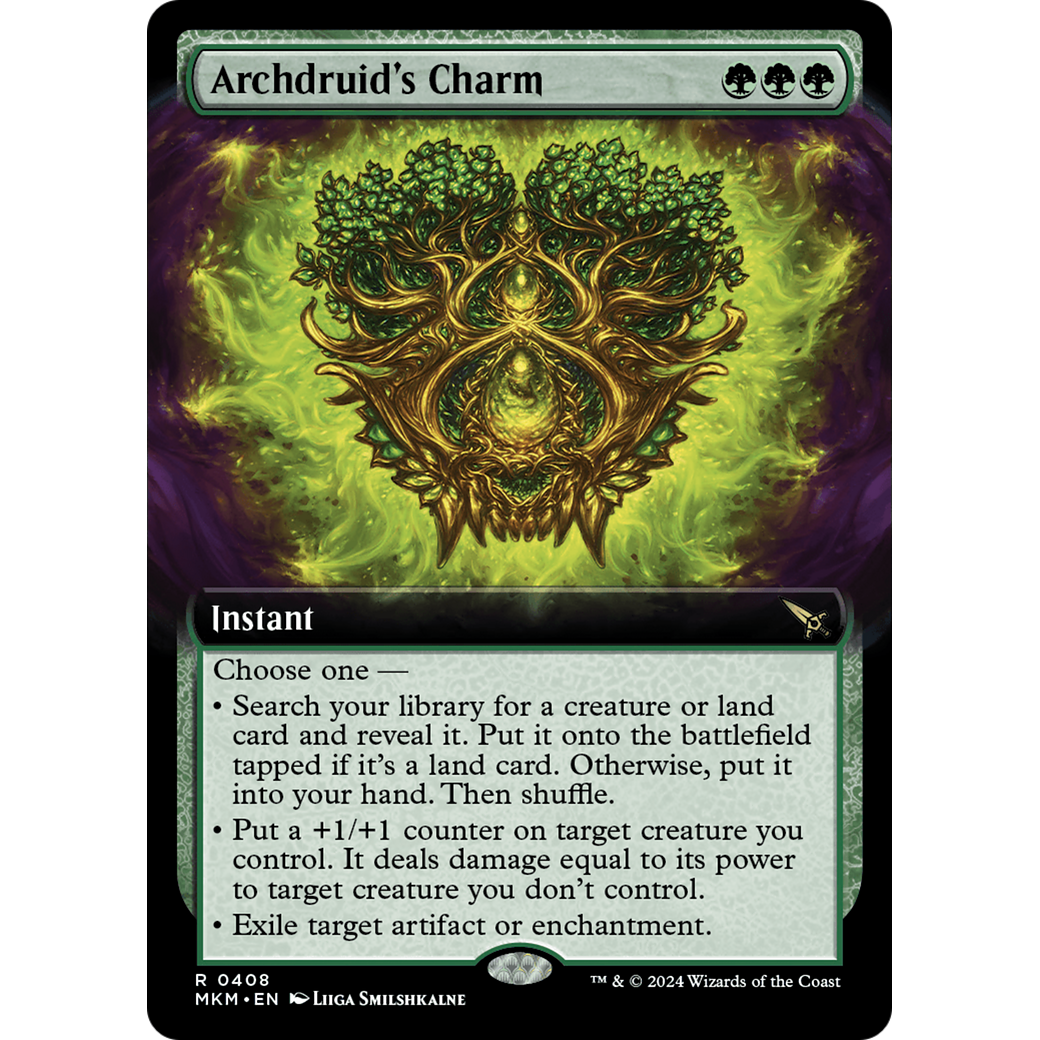 Archdruid's Charm (MKM-408) - Murders at Karlov Manor: (Extended Art)