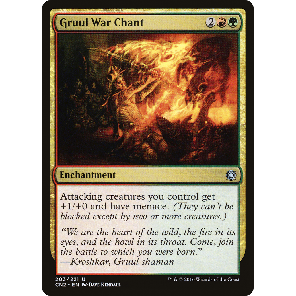 Gruul War Chant (CN2-203) - Conspiracy: Take the Crown