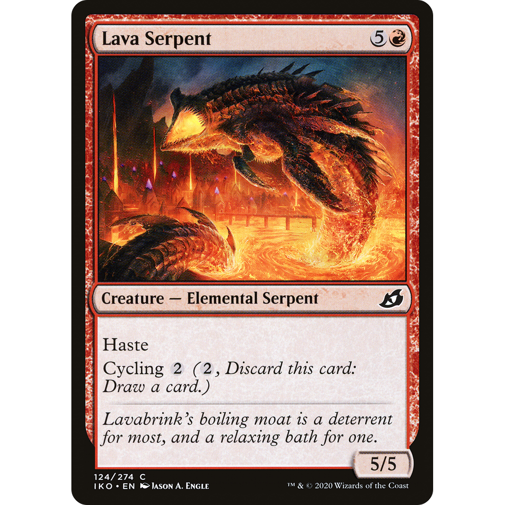 Lava Serpent (IKO-124) - Ikoria: Lair of Behemoths