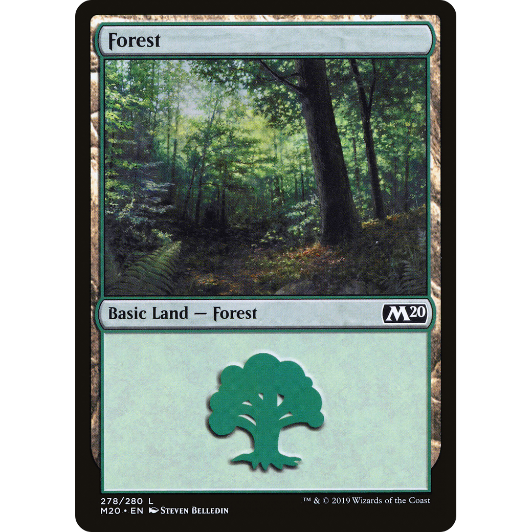 Forest (278) (M20-278) - Core Set 2020