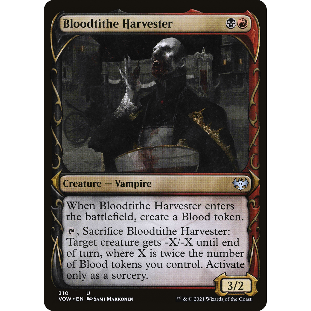 Bloodtithe Harvester (Showcase) (VOW-310) - Innistrad: Crimson Vow: (Showcase) Foil
