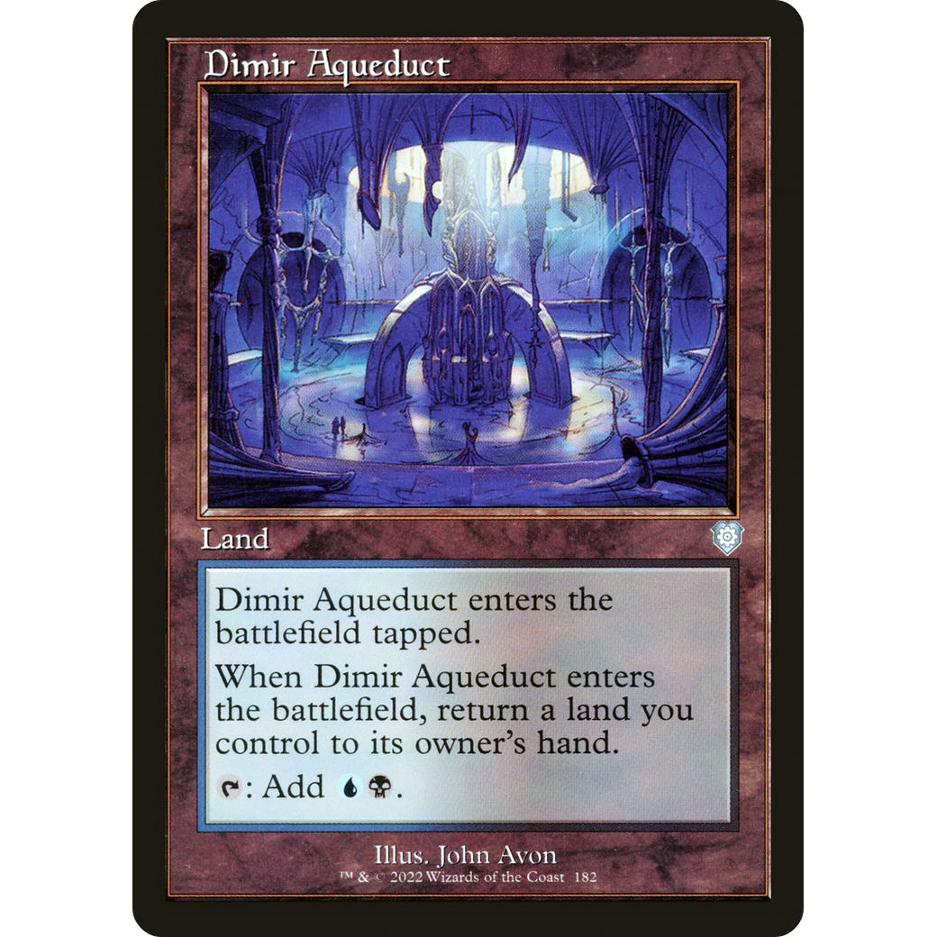 Dimir Aqueduct (Retro Frame) (BRC-182) - The Brothers' War Commander
