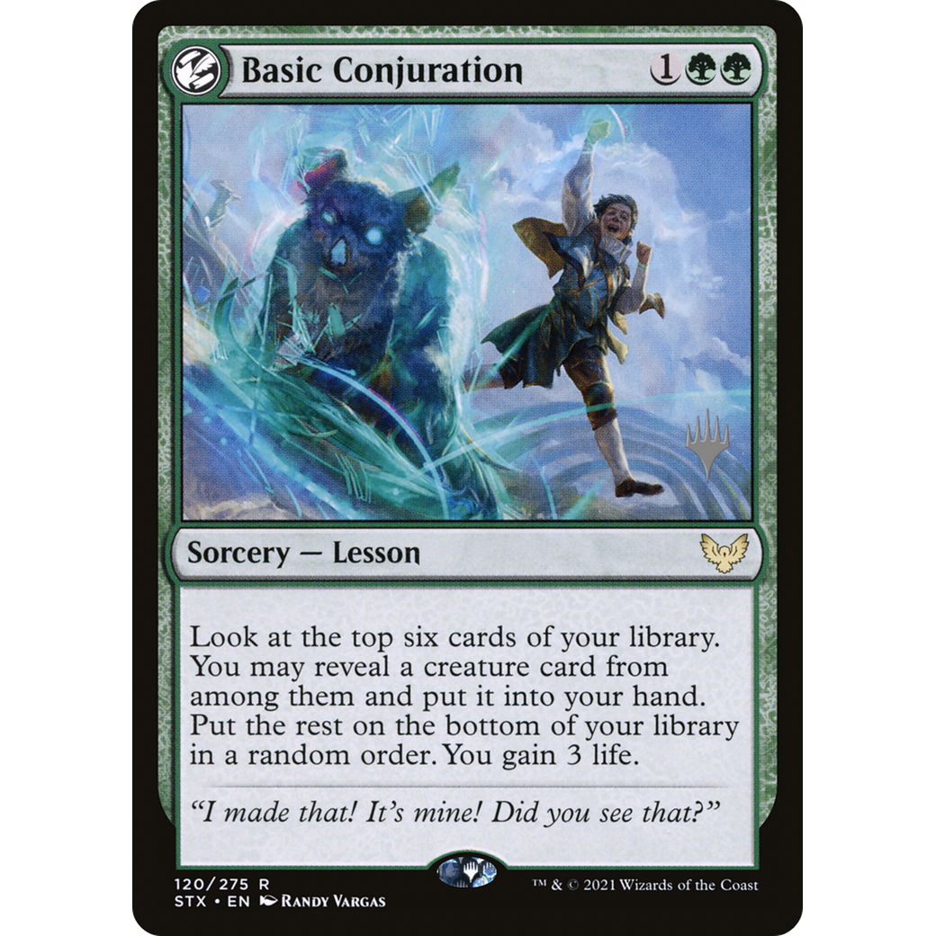 Basic Conjuration (PPSTX-120) - Strixhaven: School of Mages Promos: (lesson)