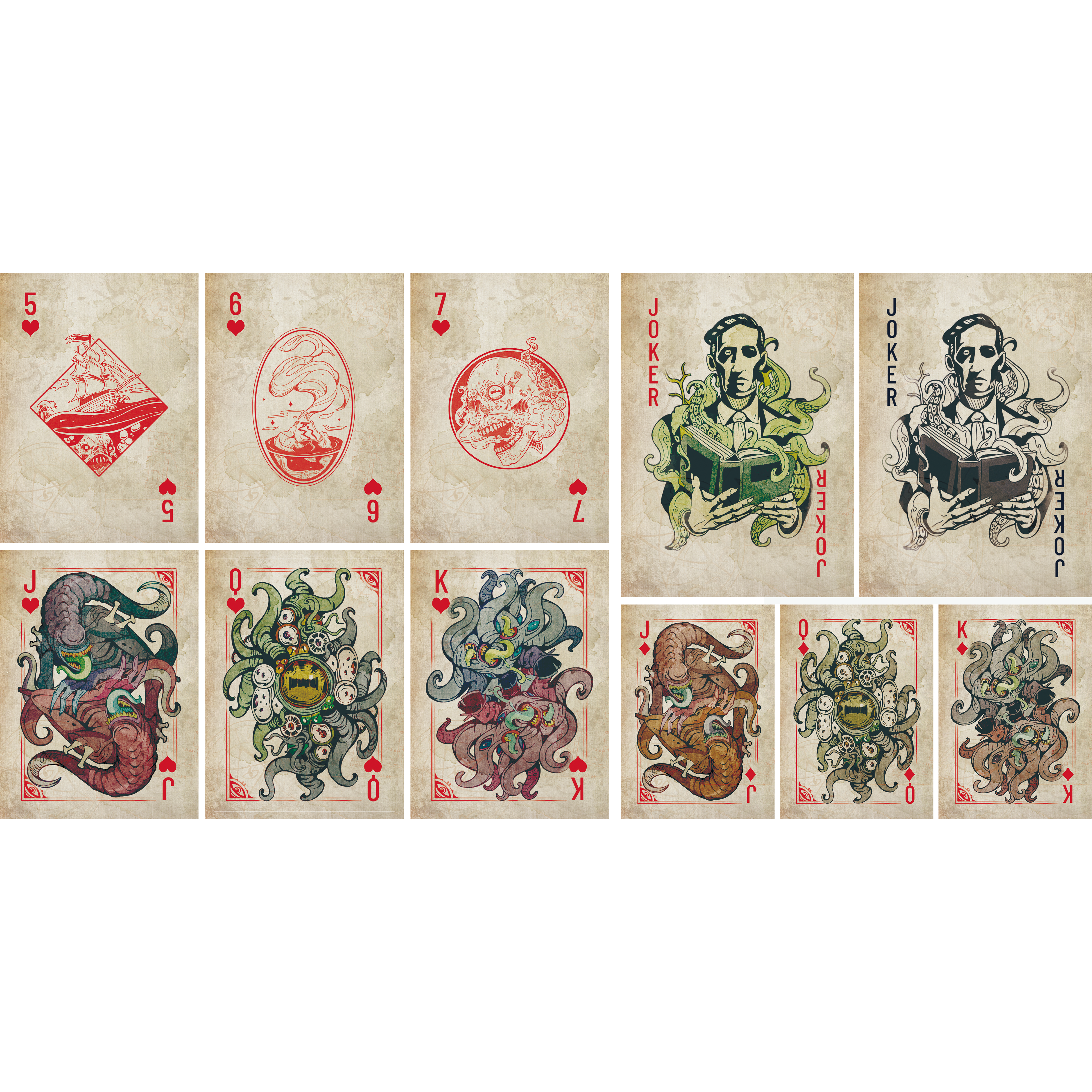 Great Old One Cthulhu Mythos Playing Cards