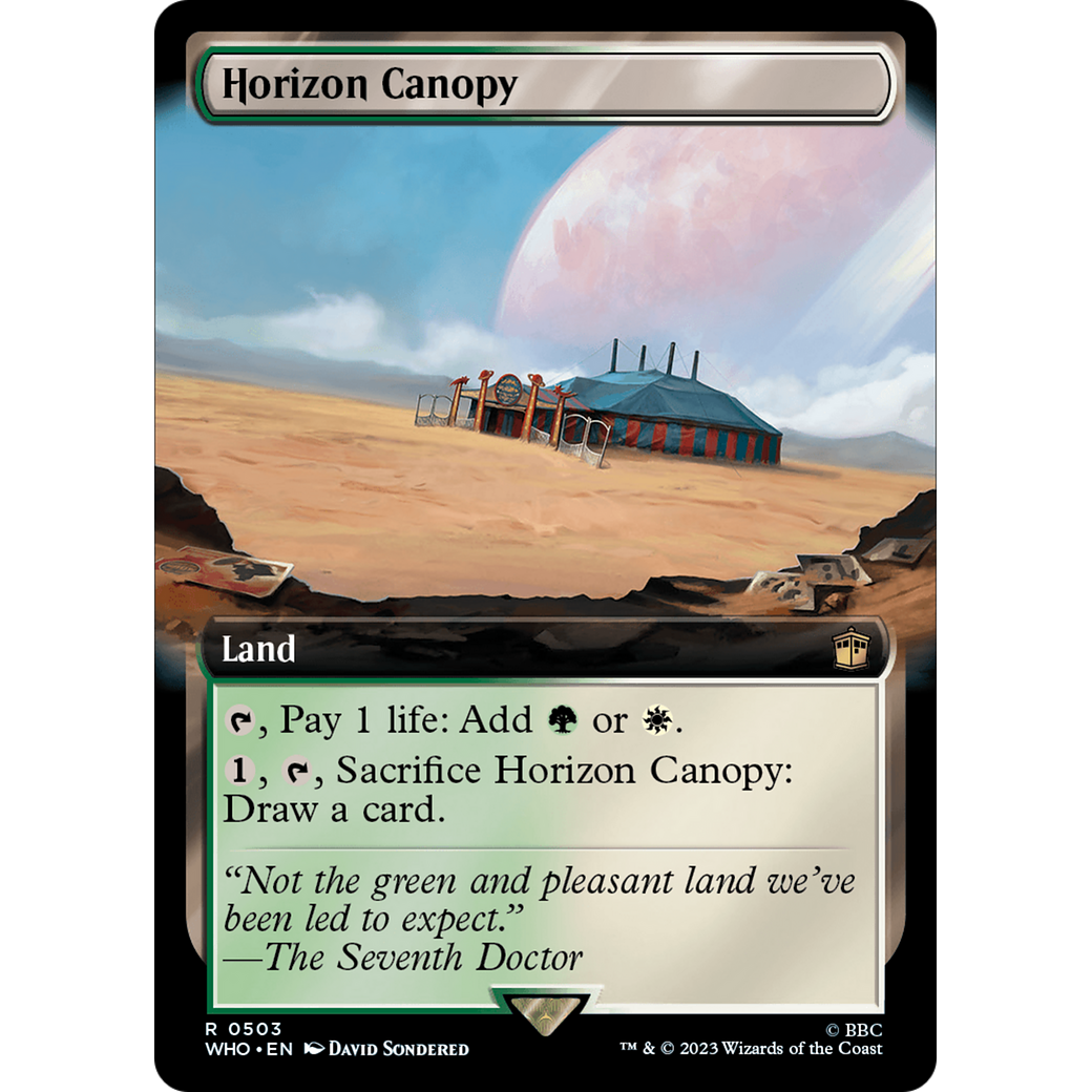 Horizon Canopy (Extended Art) (WHO-503) - Doctor Who: (Extended Art)