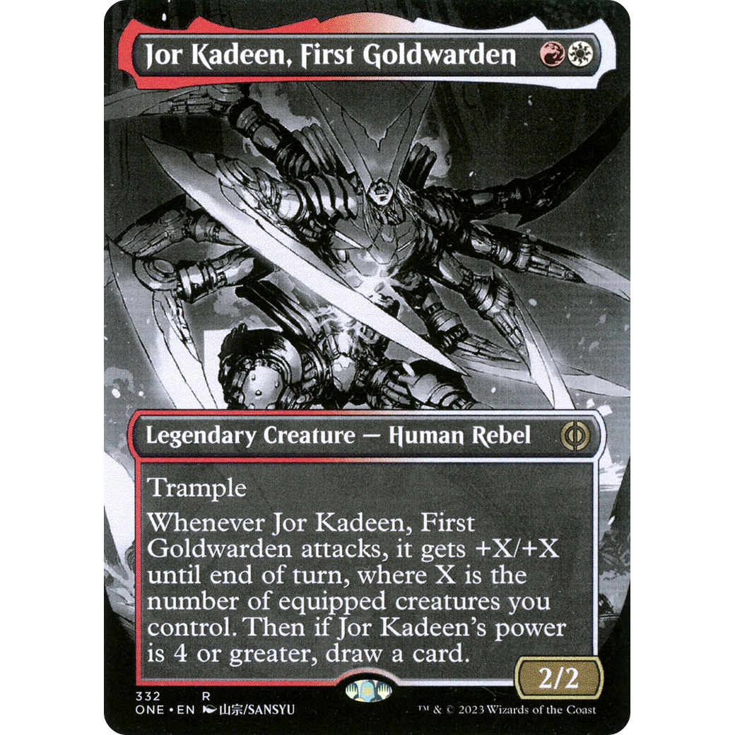 Jor Kadeen, First Goldwarden (ONE-332) - Phyrexia: All Will Be One: (Showcase) (Borderless)