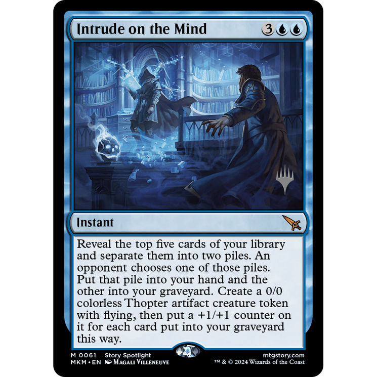 Intrude on the Mind (PPMKM-61P) - Murders at Karlov Manor Promos