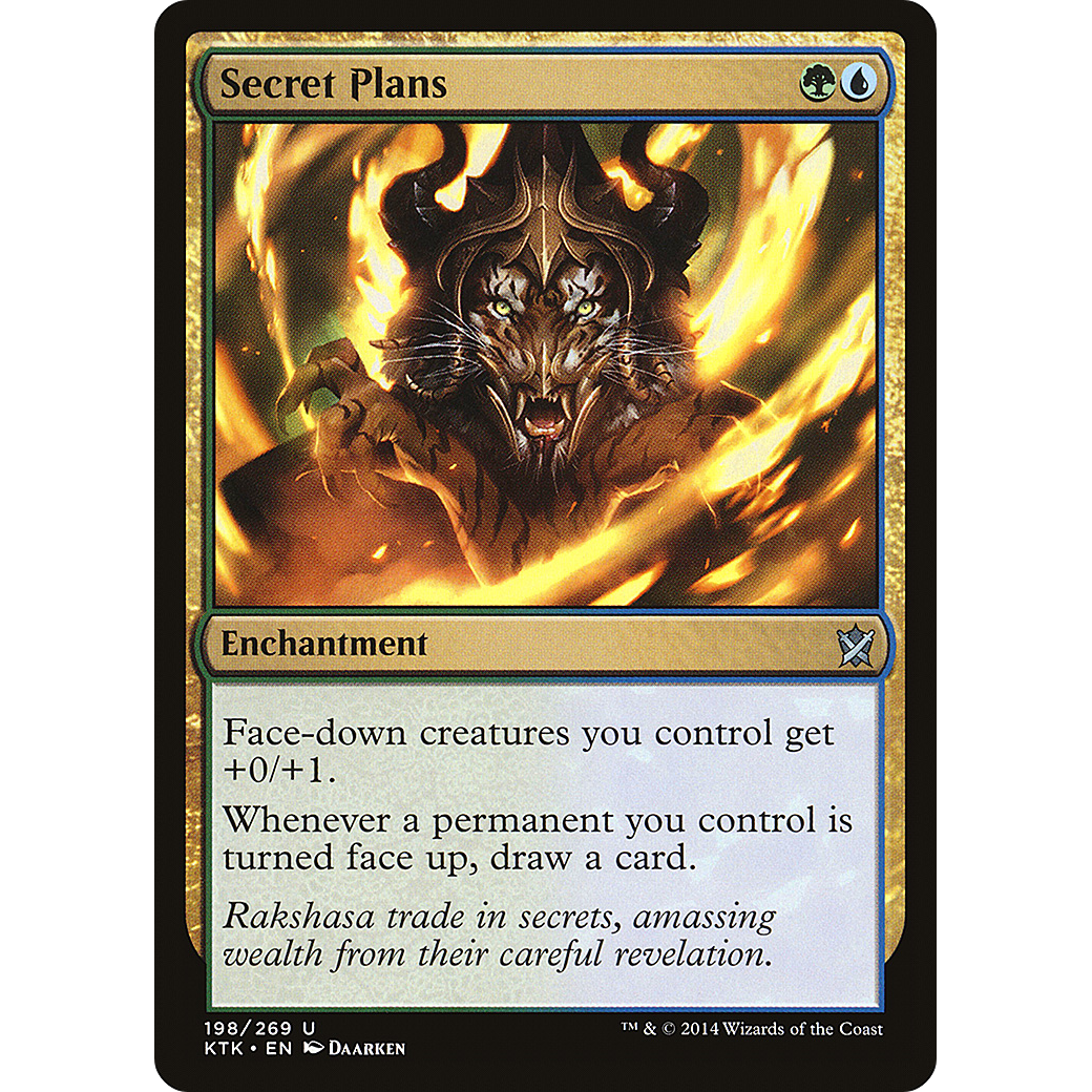 Secret Plans (KTK-198) - Khans of Tarkir