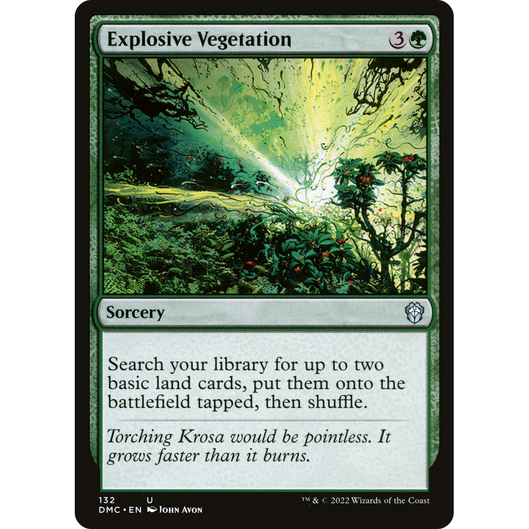Explosive Vegetation (DMC-132) - Dominaria United Commander
