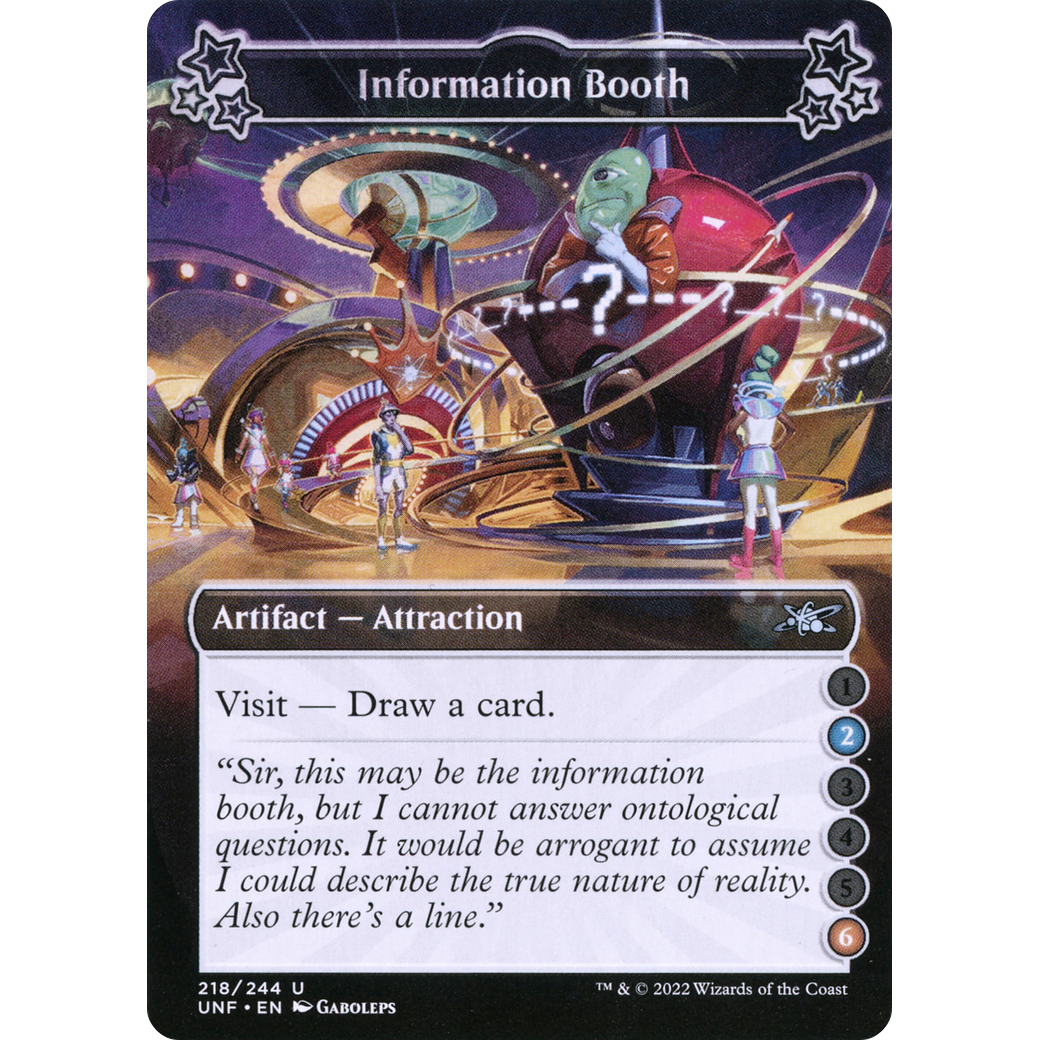 Information Booth (2-6) (UNF-218) - Unfinity