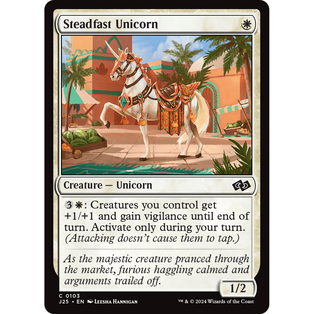 Steadfast Unicorn (J25-103) - Foundations Jumpstart