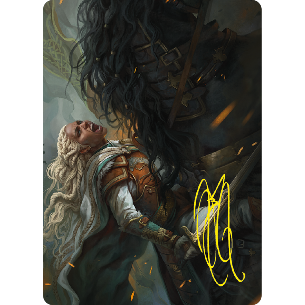 Éowyn, Fearless Knight // Éowyn, Fearless Knight (ALTR-015) - Tales of Middle-earth Art Series (Borderless) Foil