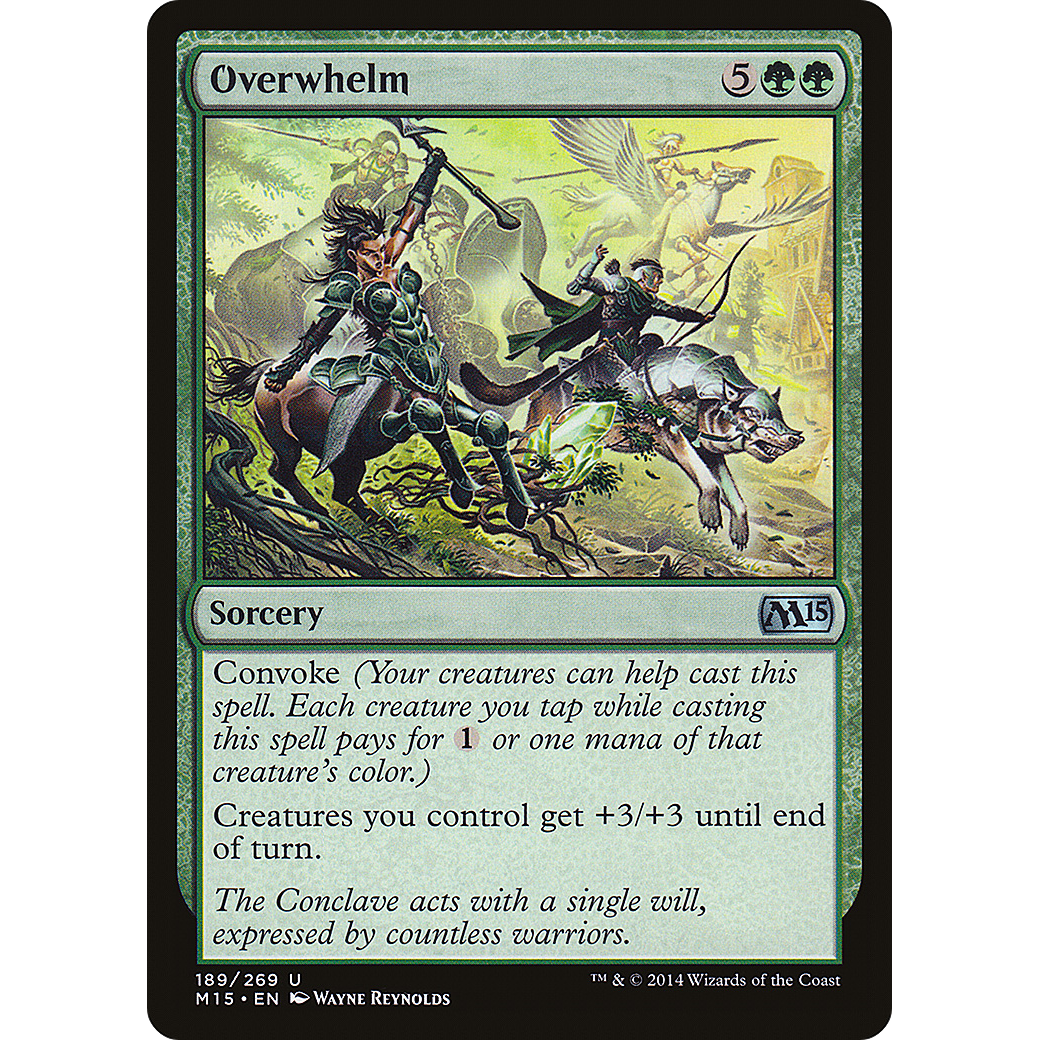 Overwhelm (M15-189) - Magic 2015 Foil
