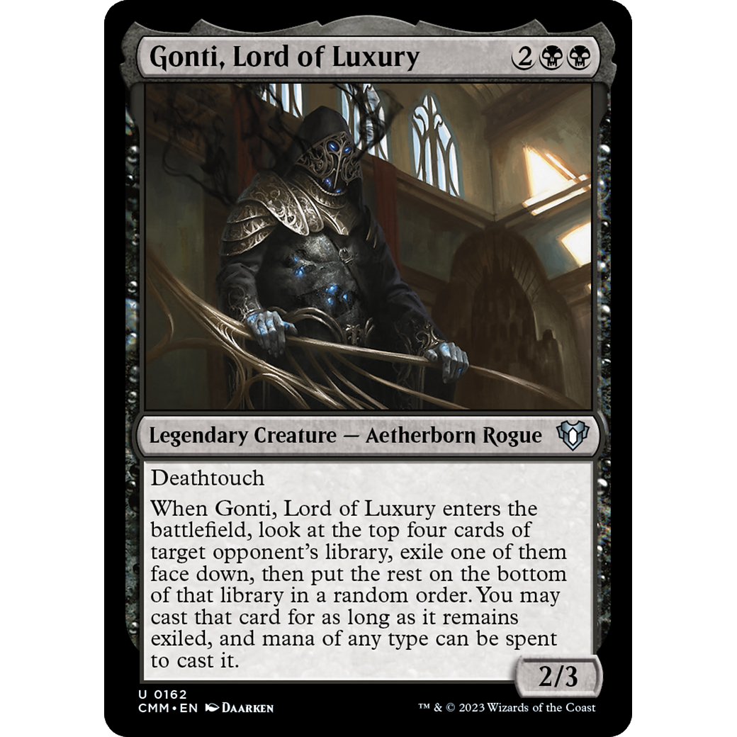 Gonti, Lord of Luxury (CMM-162) - Commander Masters