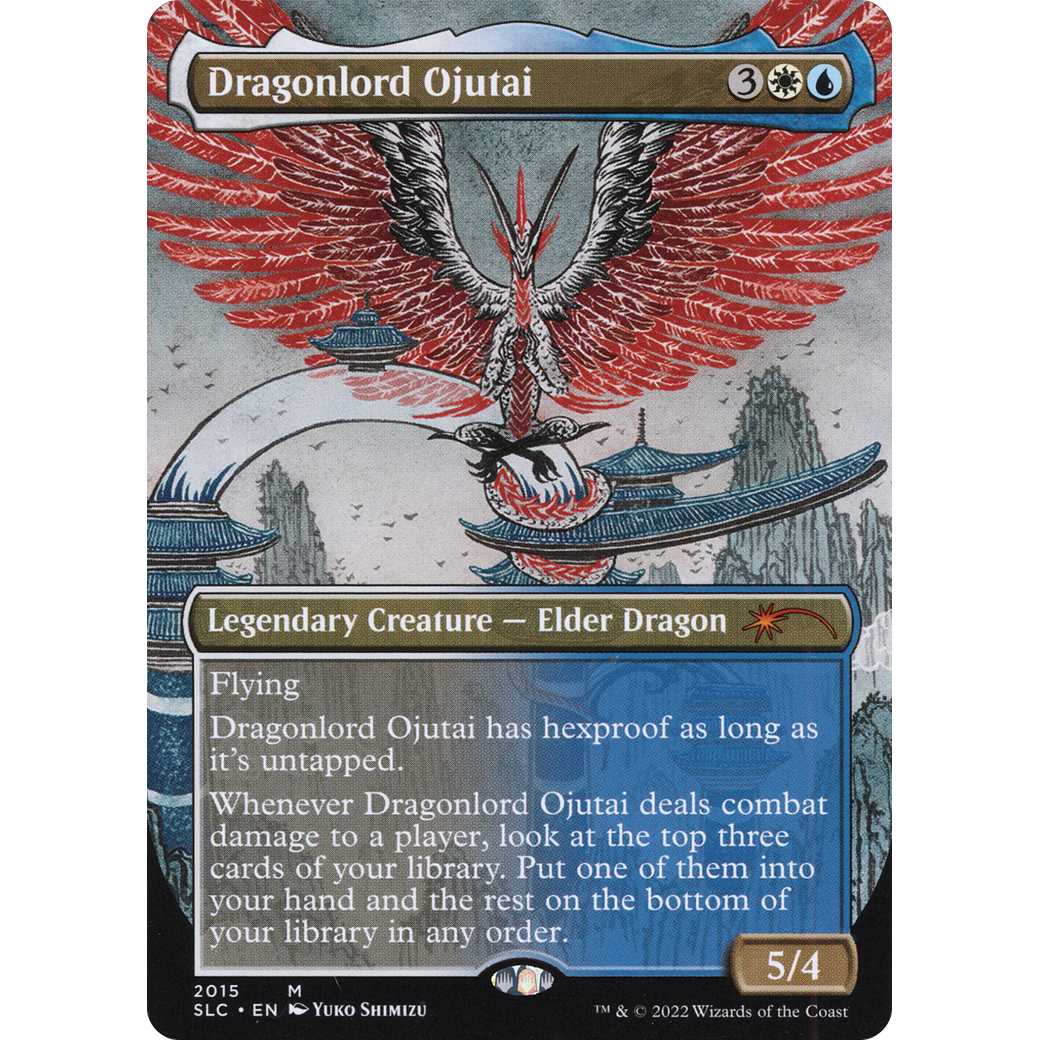 Dragonlord Ojutai (SLC-2015) - Secret Lair Countdown Kit (Borderless)
