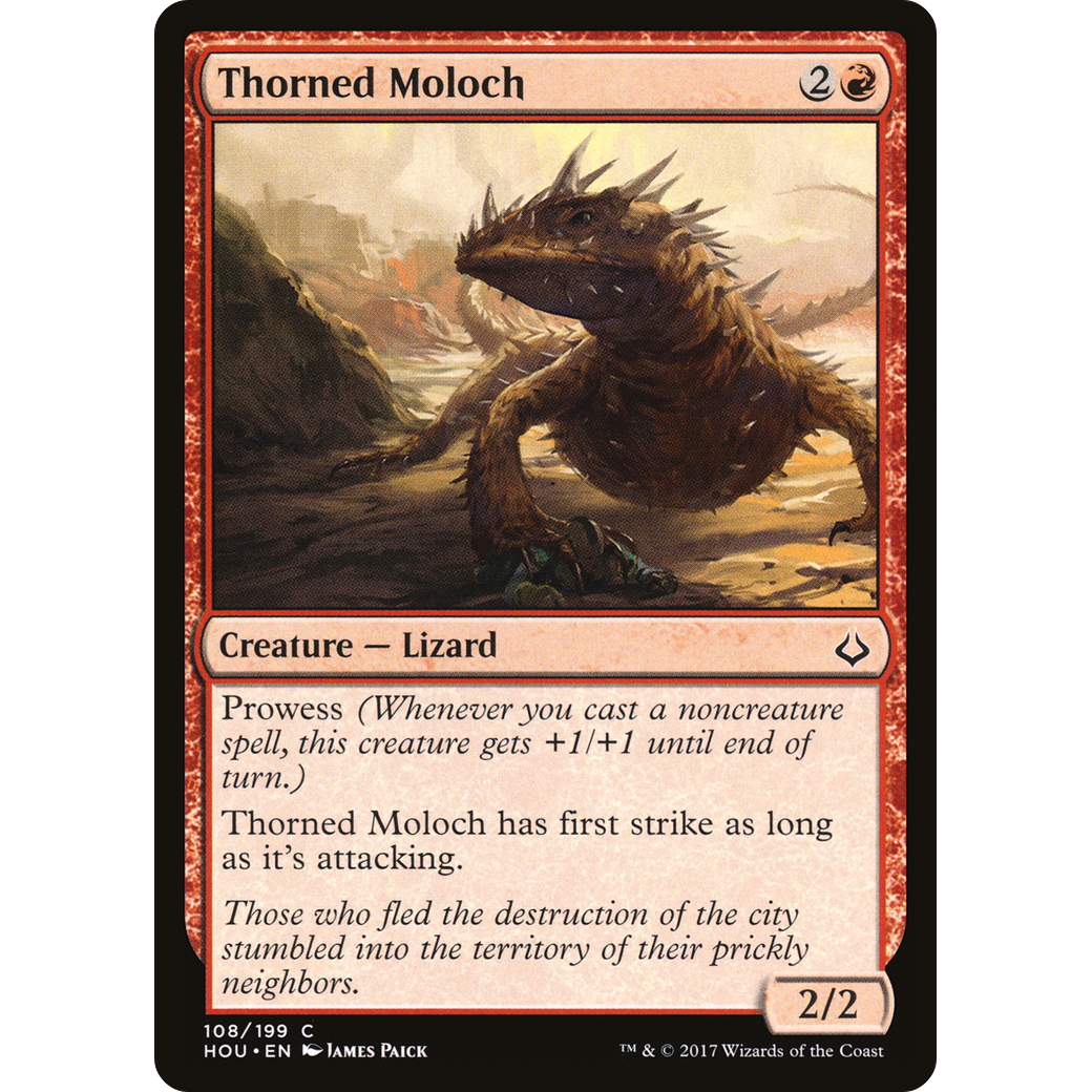 Thorned Moloch (HOU-108) - Hour of Devastation