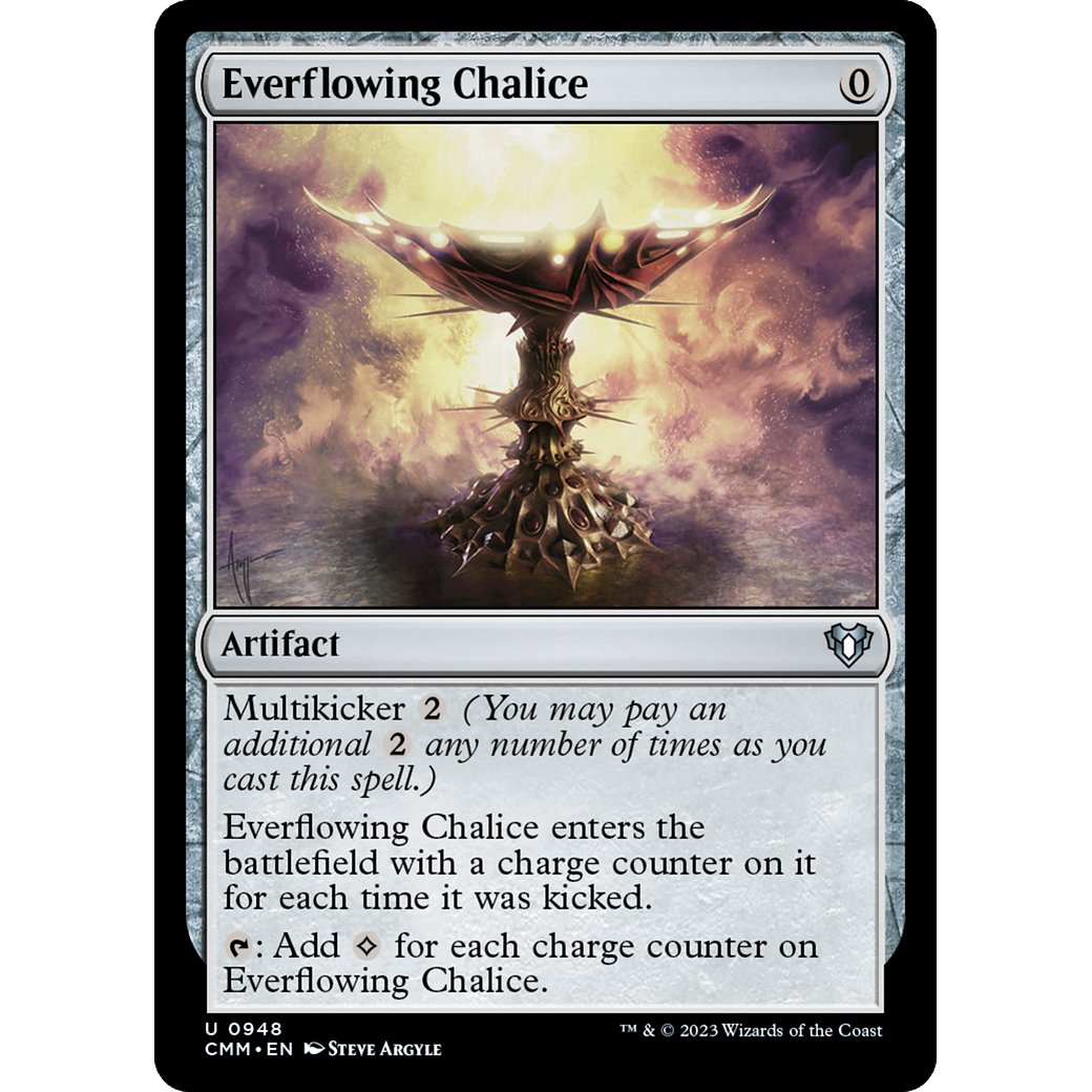 Everflowing Chalice (CMM-948) - Commander Masters
