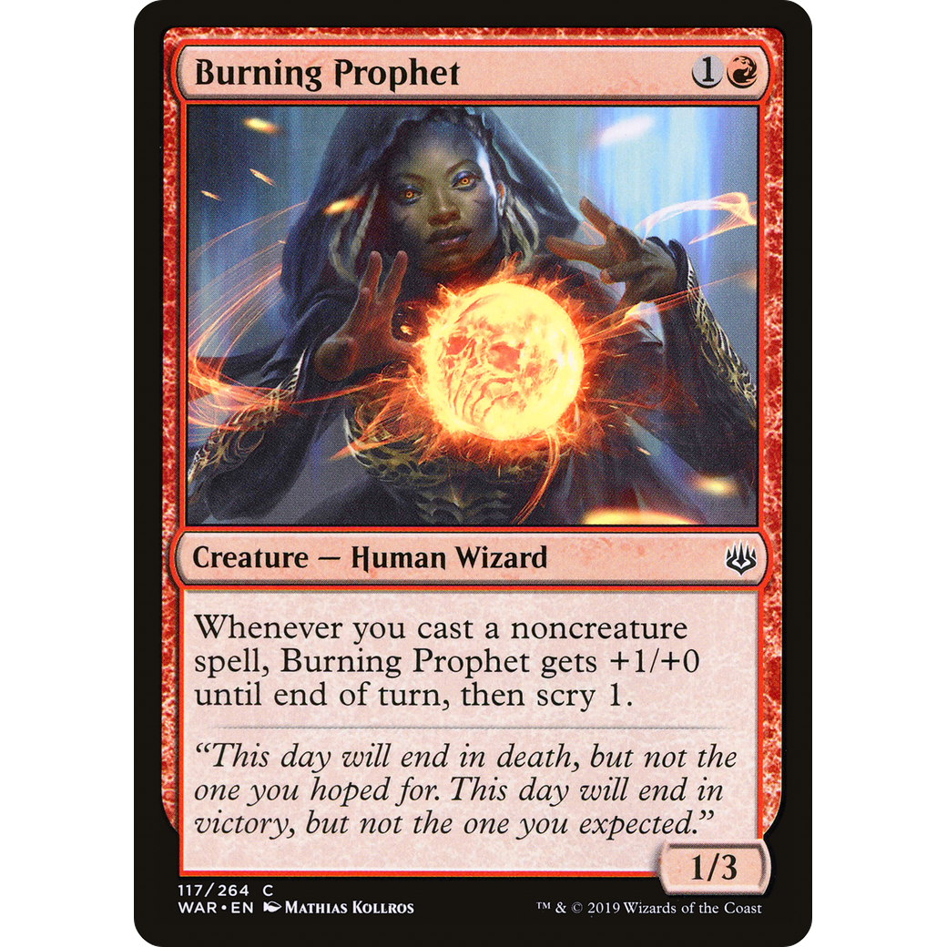 Burning Prophet (WAR-117) - War of the Spark