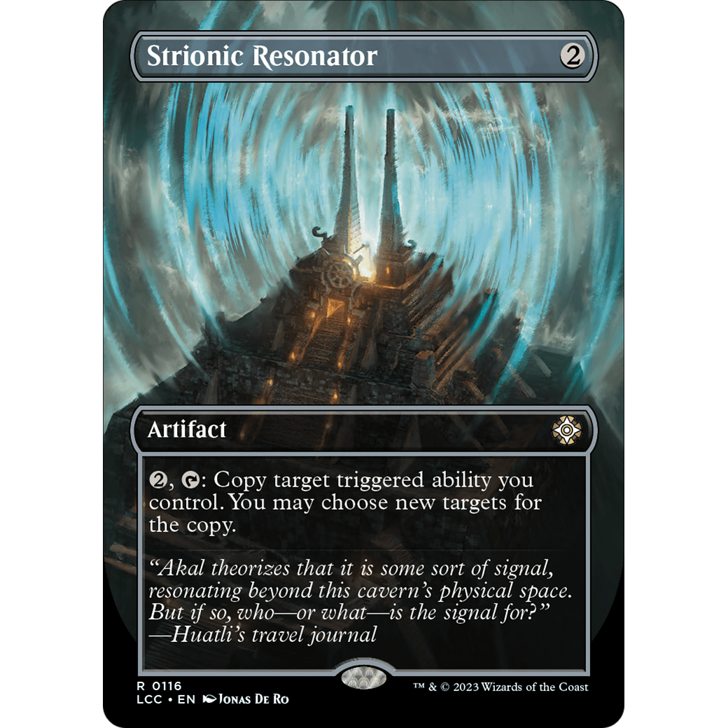 Strionic Resonator (LCC-116) - The Lost Caverns of Ixalan Commander (Borderless) Foil