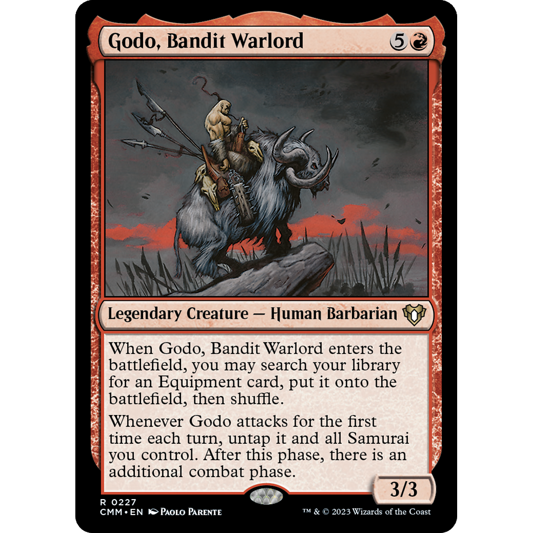 Godo, Bandit Warlord (CMM-227) - Commander Masters