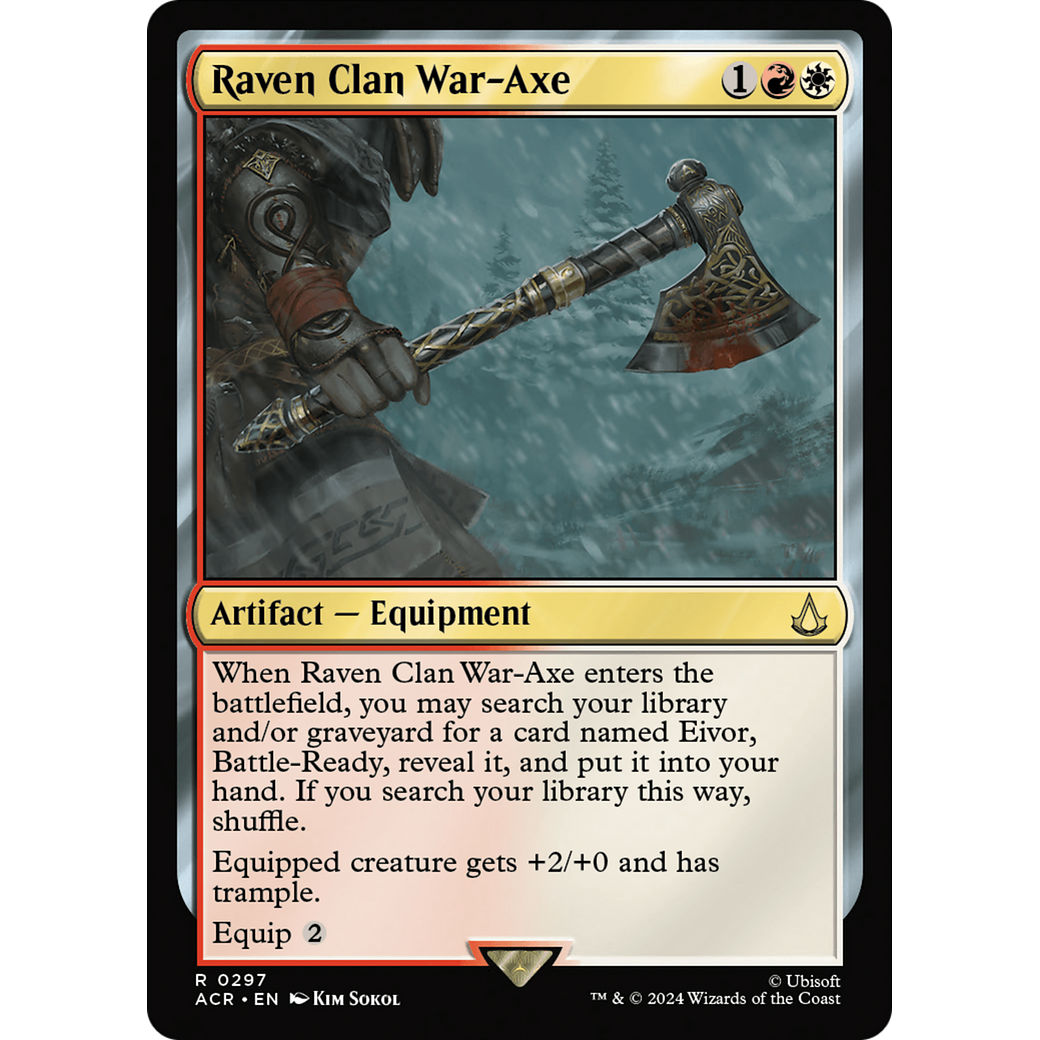 Raven Clan War-Axe (ACR-297) - Assassin's Creed