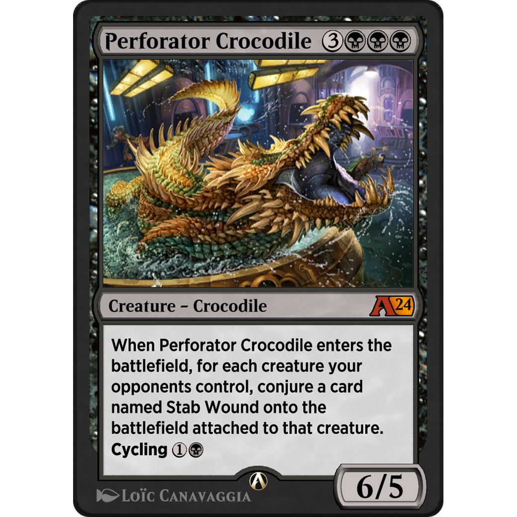 Perforator Crocodile (YMKM-011) - Alchemy: Murders at Karlov Manor