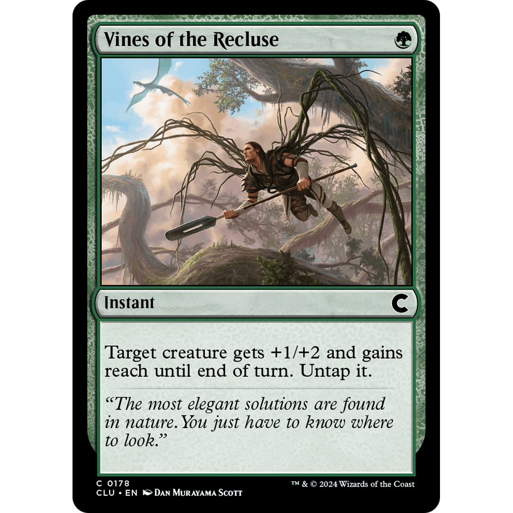 Vines of the Recluse (CLU-178) - Ravnica: Clue Edition