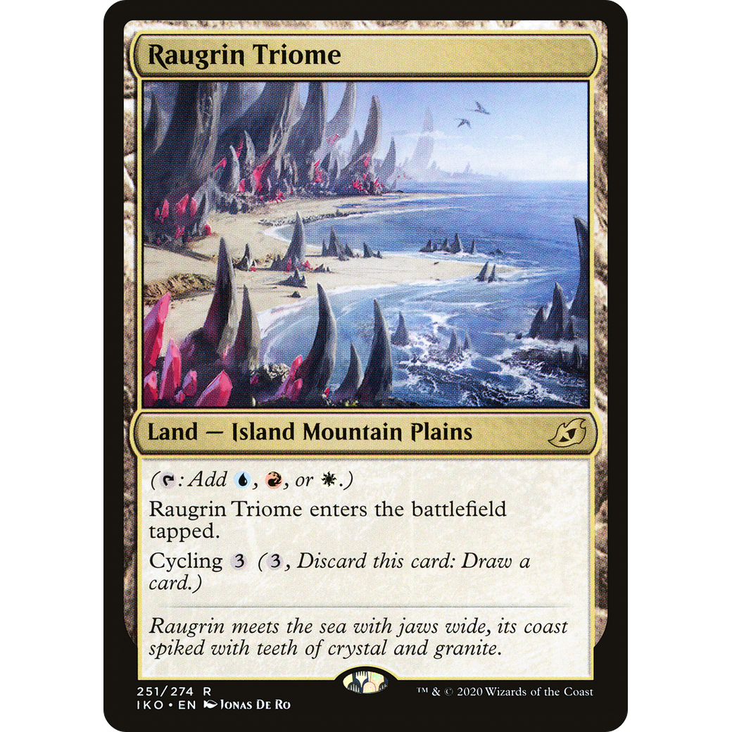 Raugrin Triome (IKO-251) - Ikoria: Lair of Behemoths Foil