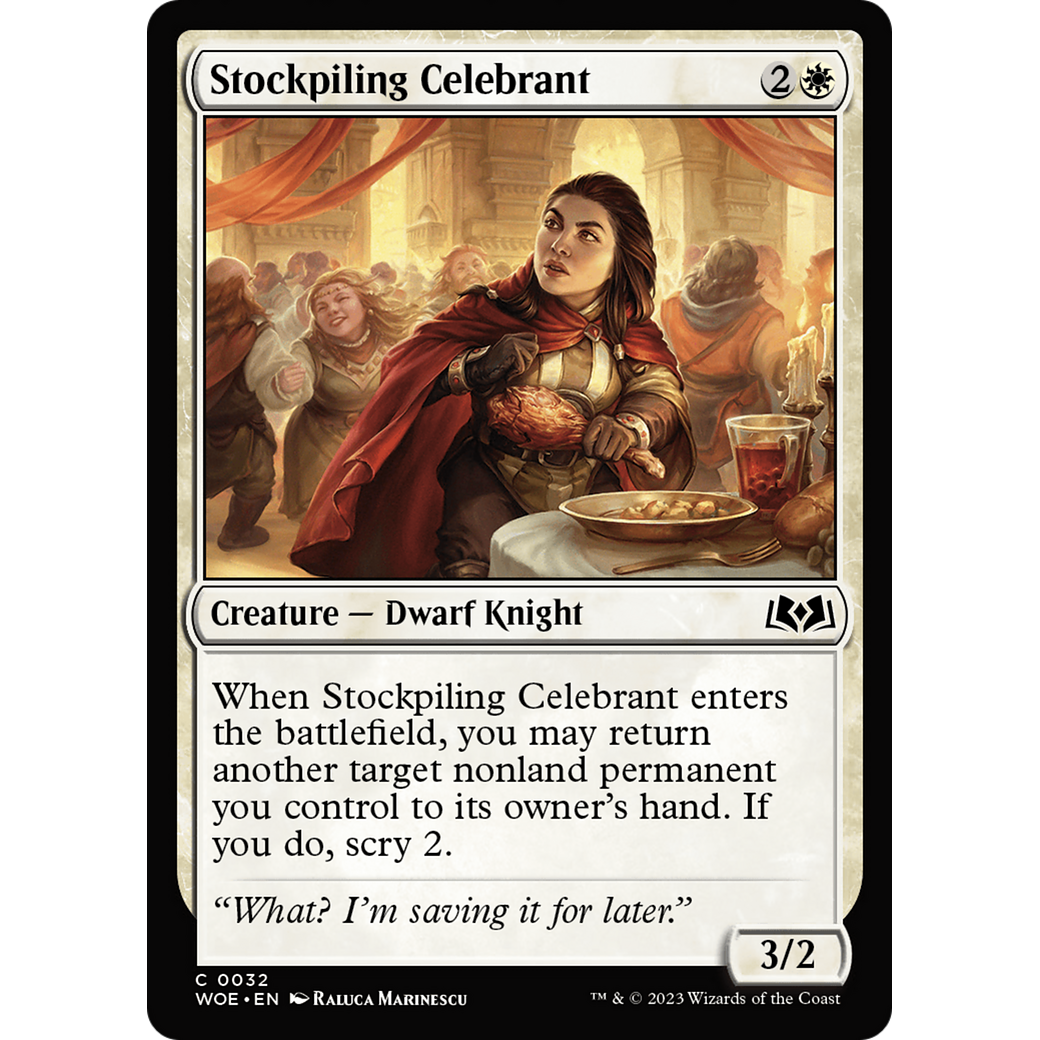 Stockpiling Celebrant (WOE-032) - Wilds of Eldraine