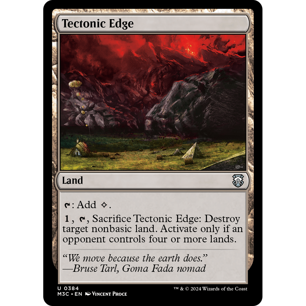 Tectonic Edge (M3C-384) - Modern Horizons 3 Commander