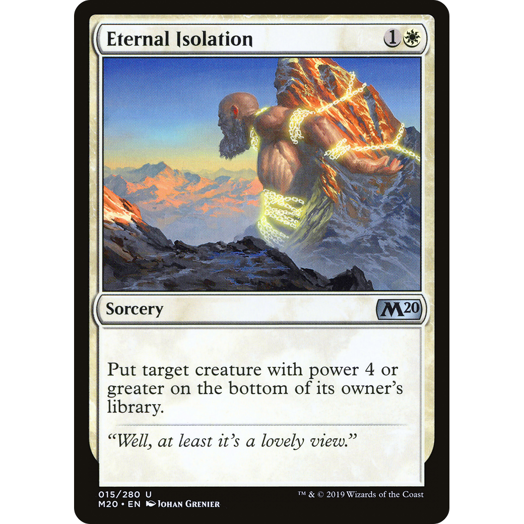 Eternal Isolation (M20-015) - Core Set 2020 Foil