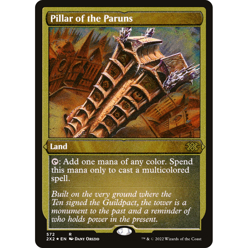 Pillar of the Paruns (Foil Etched) (2X2-572) - Double Masters 2022 Foil