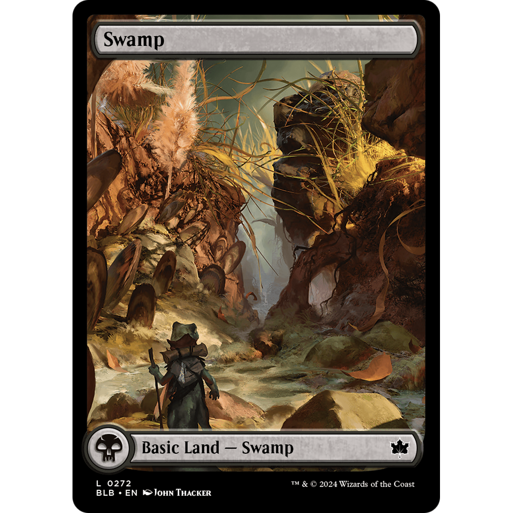 Swamp (BLB-272) - Bloomburrow Foil