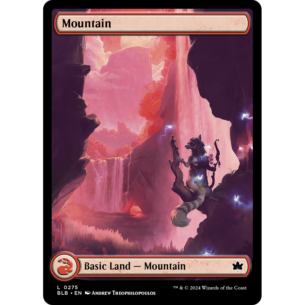Mountain (BLB-275) - Bloomburrow Foil