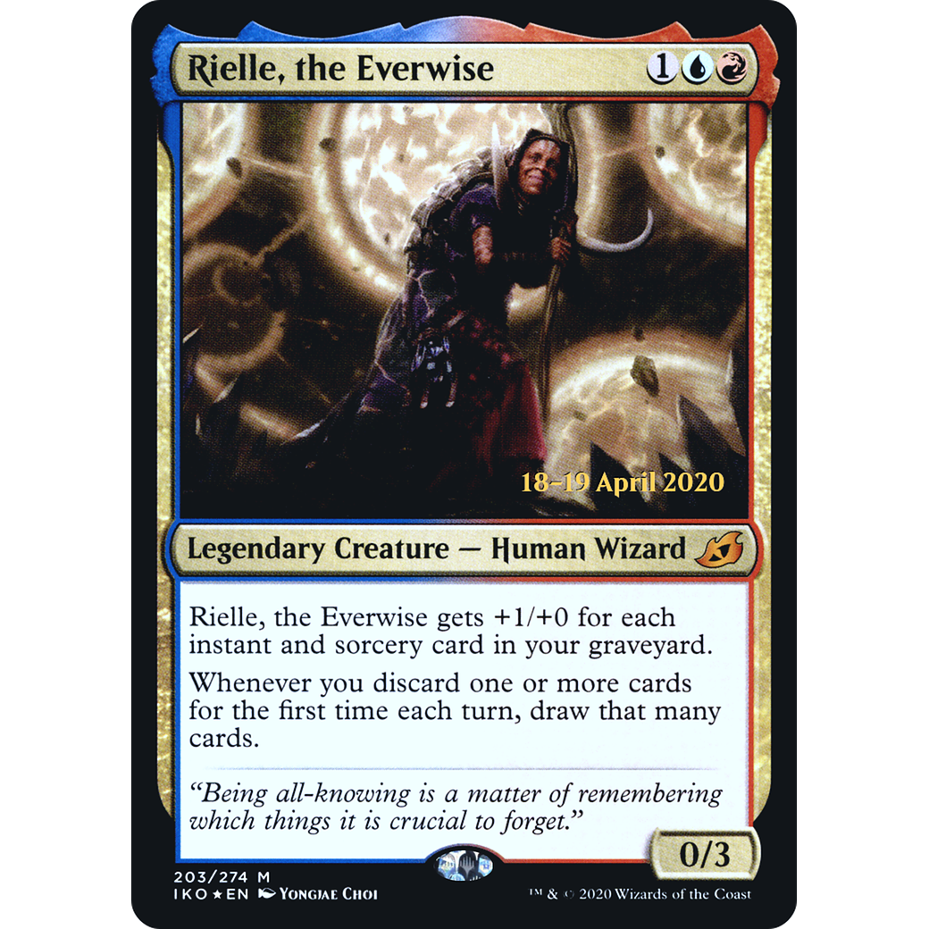 Rielle, the Everwise (PRE-203) - Ikoria: Lair of Behemoths Promos Foil