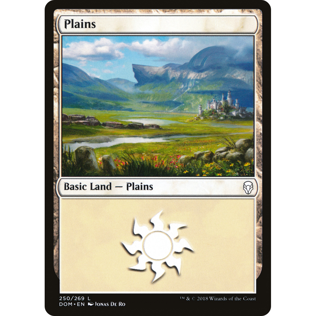 Plains (250) (DOM-250) - Dominaria Foil